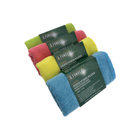 G. FUNDER Mikrofiberklude (2 stk.) 4 farver
