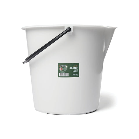 G. FUNDER Vaskespand i genanvendt plast (Hvid)