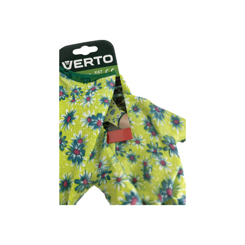 Havehandske m. blomster (nitril) str.8/M