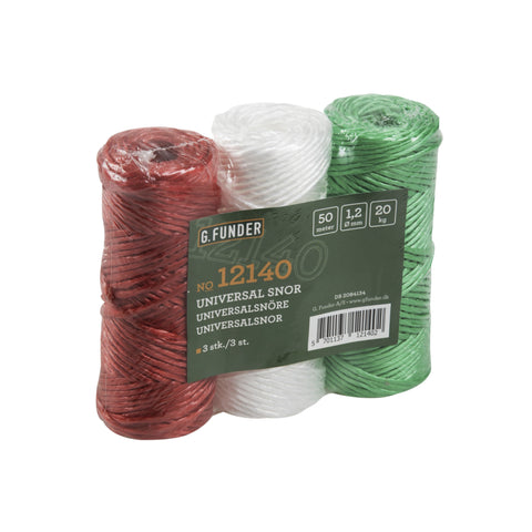 G. FUNDER Universalsnor 50m (3-pak)