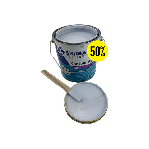 SIGMA Contour Aqua-PU Satin (Fortonet Lys Blå)