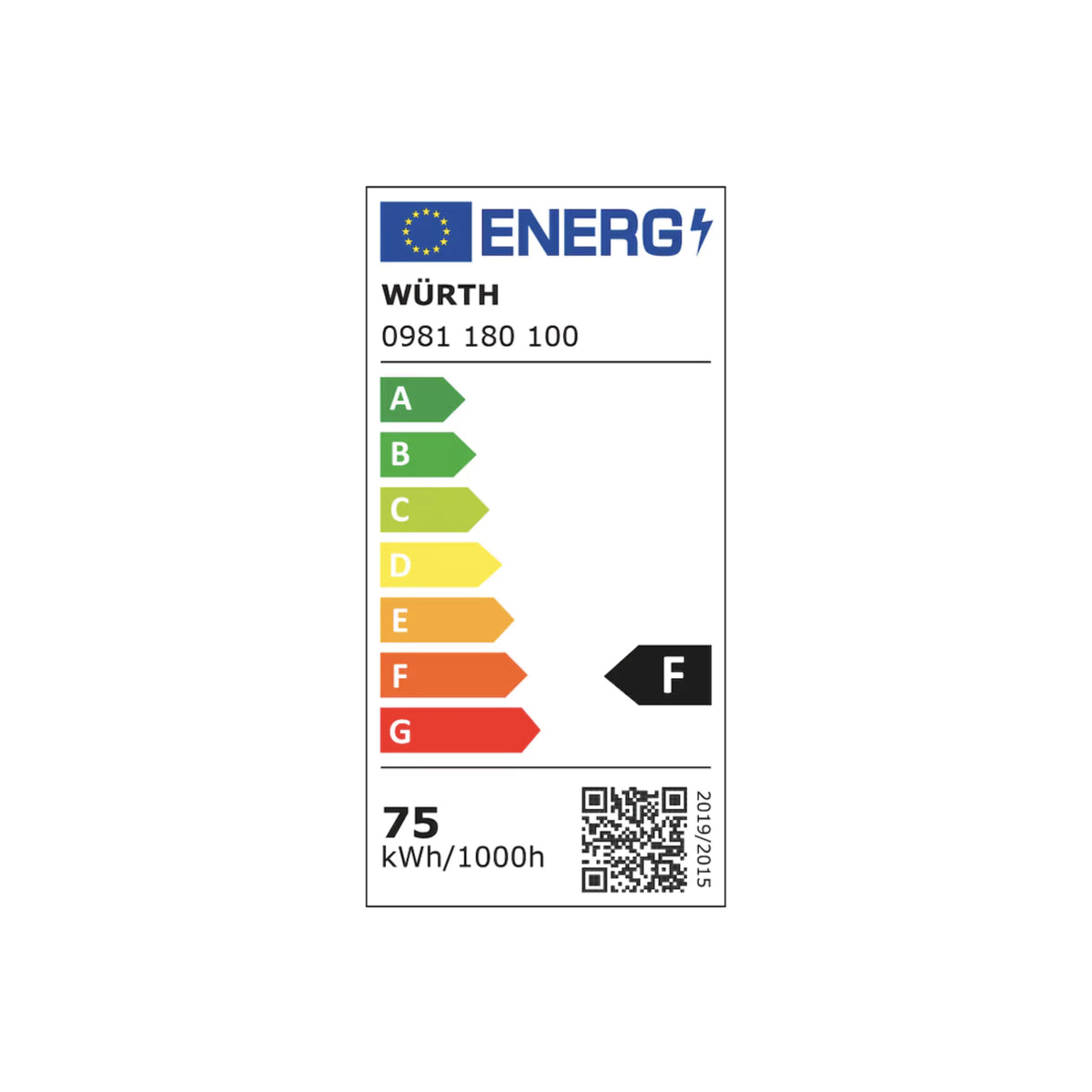 WÜRTH Arbejdslampe ERGOPOWER JUMBO 75 W (Topkvalitet)