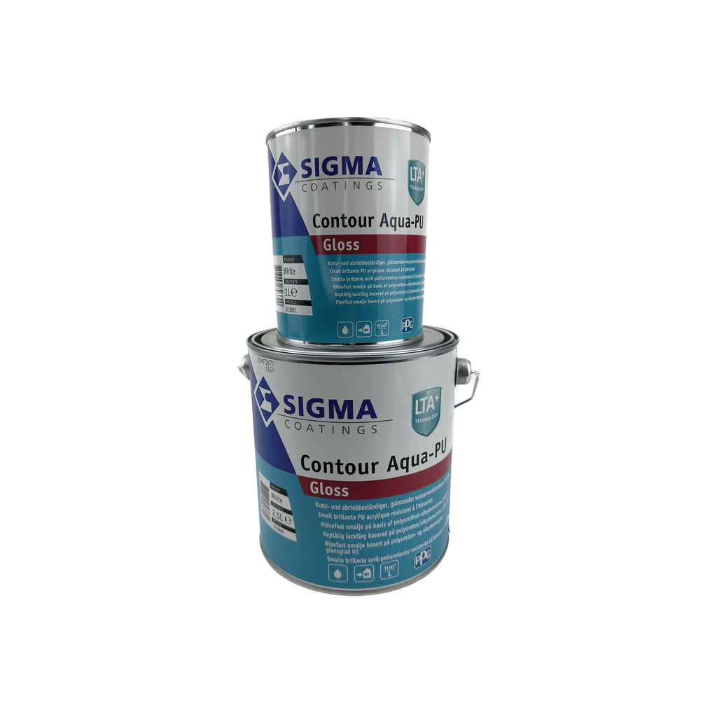 Træmaling Glans 90 – SIGMA Contour Aqua-PU Gloss