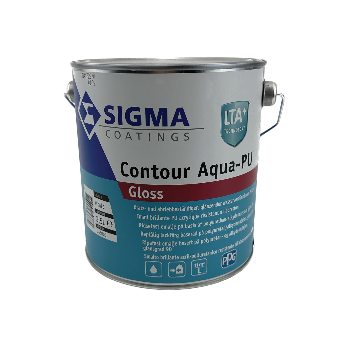 Træmaling Glans 90 – SIGMA Contour Aqua-PU Gloss