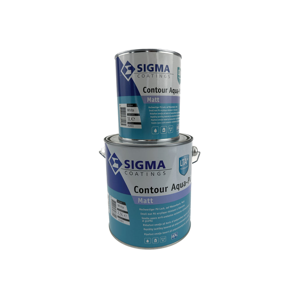 Træmaling Glans 10 – SIGMA Contour Aqua-PU Matt