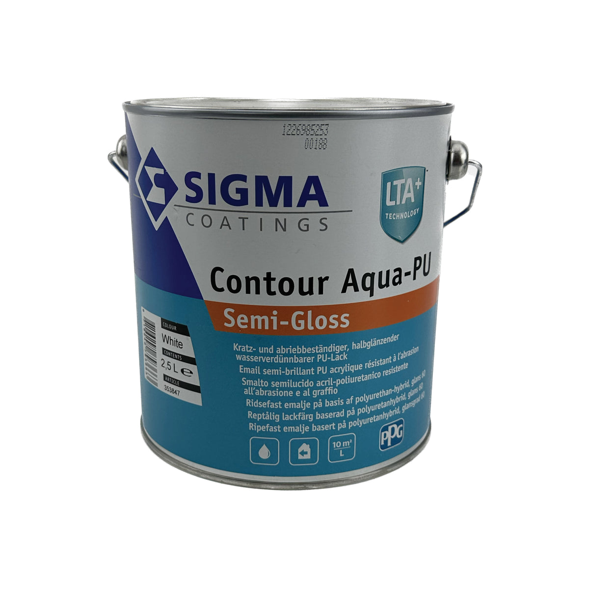 Træmaling Glans 60 – SIGMA Contour Aqua-PU Semi-Gloss