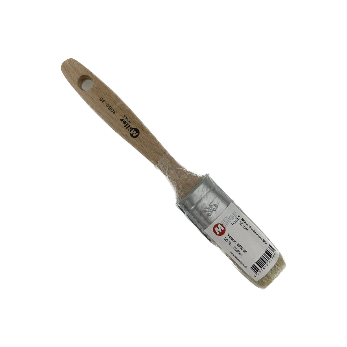 Miller Ovalpensel mix natur/syntetisk
