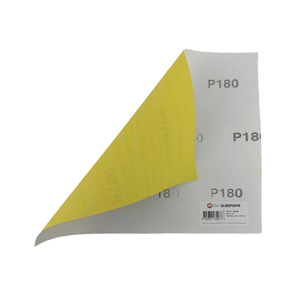 Miller slibepapir A4 ark
