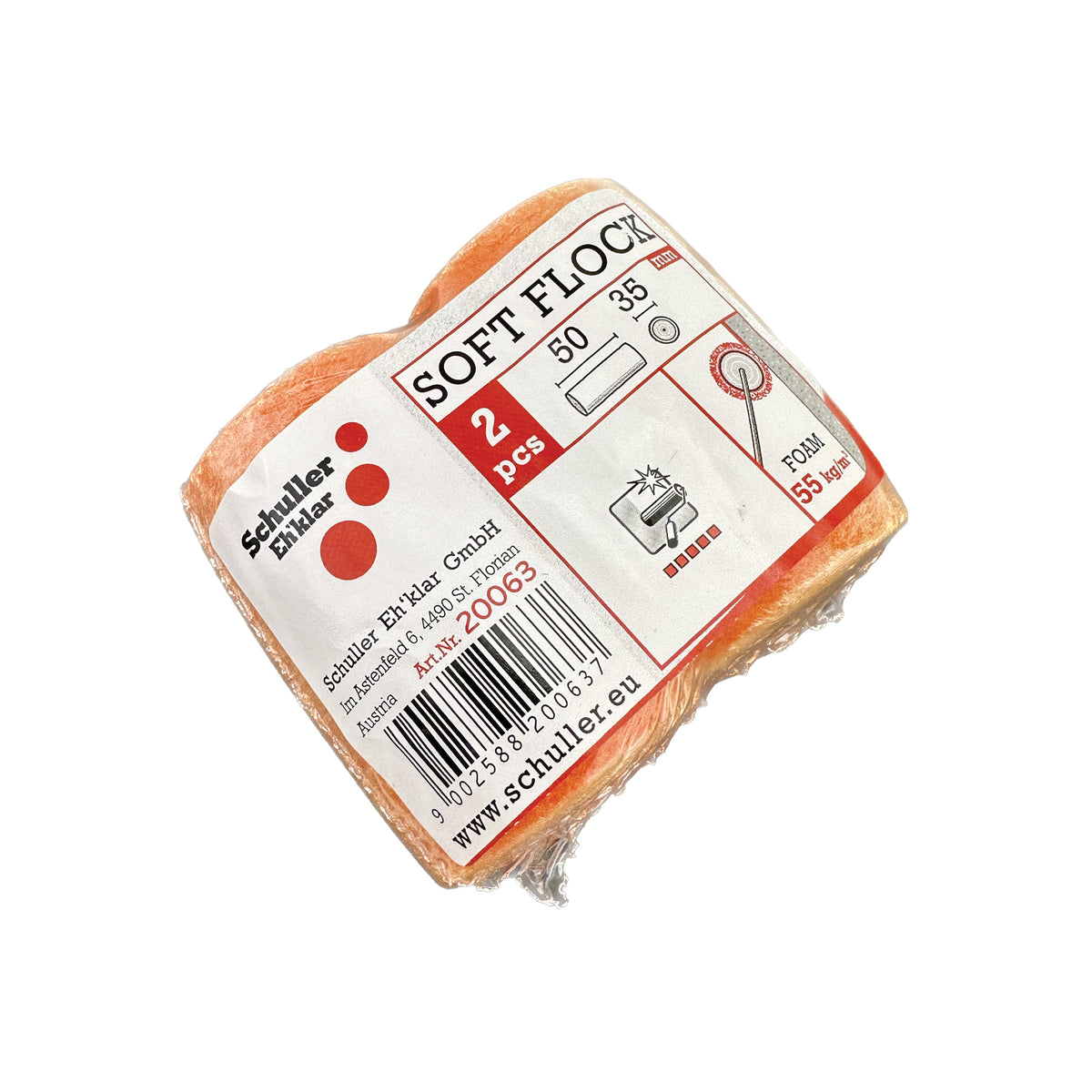 Schuller SOFT FLOCK rulle med gavle