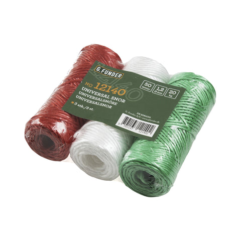G. FUNDER Universalsnor 50m (3-pak)