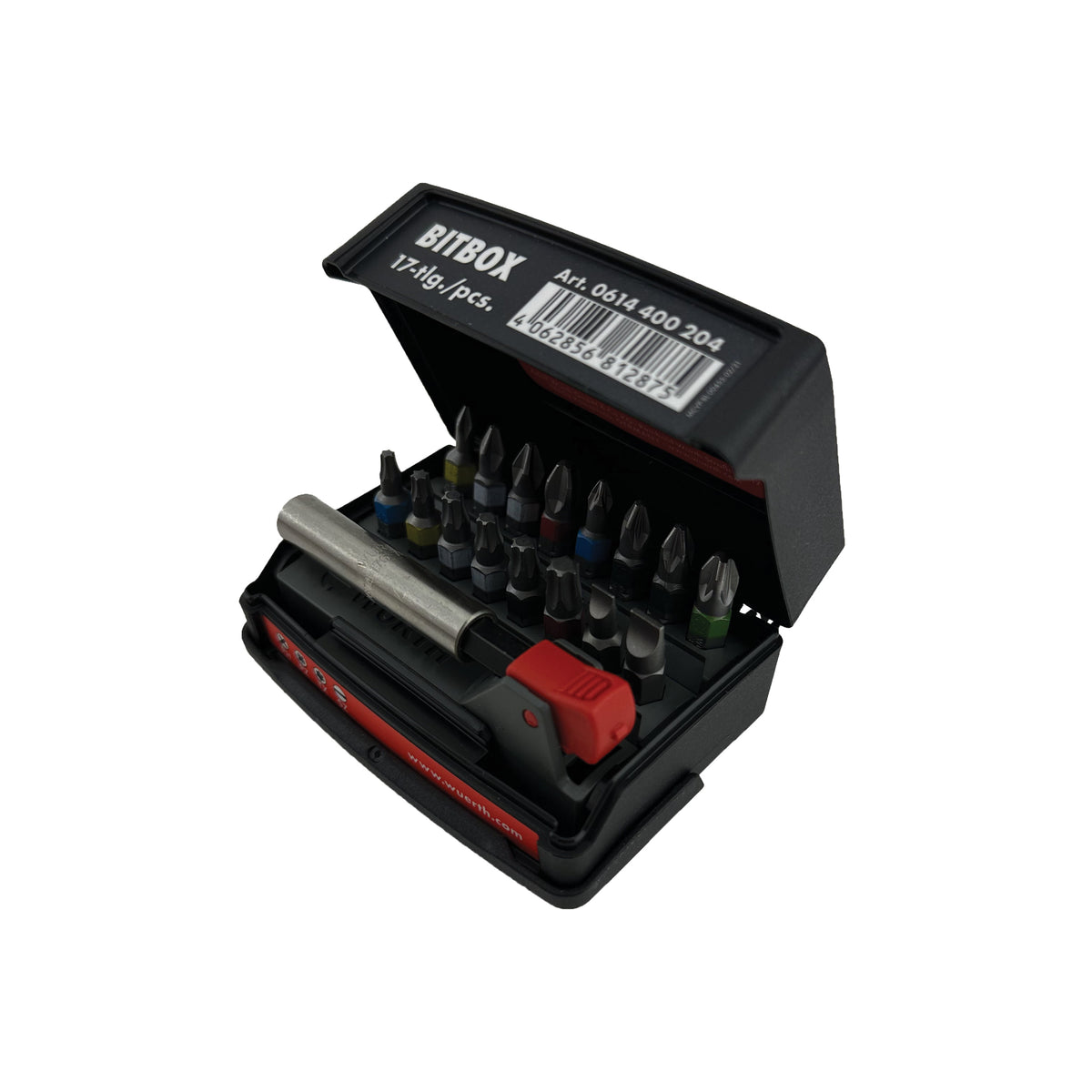 WÜRTH Bitboks, 17 dele (BIT MIX PH/PZ/TX/SD)