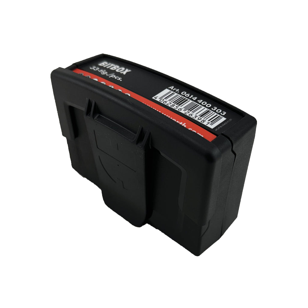 WÜRTH Bitboks, 33 dele (BIT MIX HT/TX/SN/TW/TS/SQ/CG)