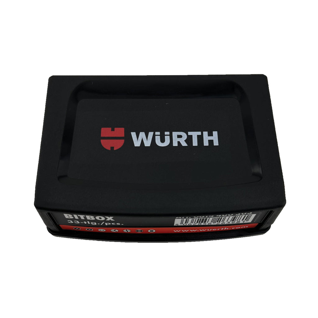 WÜRTH Bitboks, 33 dele (BIT MIX HT/TX/SN/TW/TS/SQ/CG)