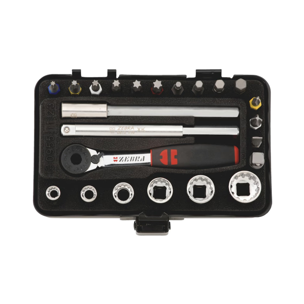 WÜRTH Universaltopnøglesæt 1/4" – 23 dele