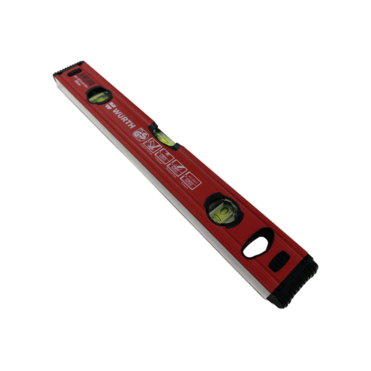 WÜRTH Vaterpas Aluminium, 3 libeller