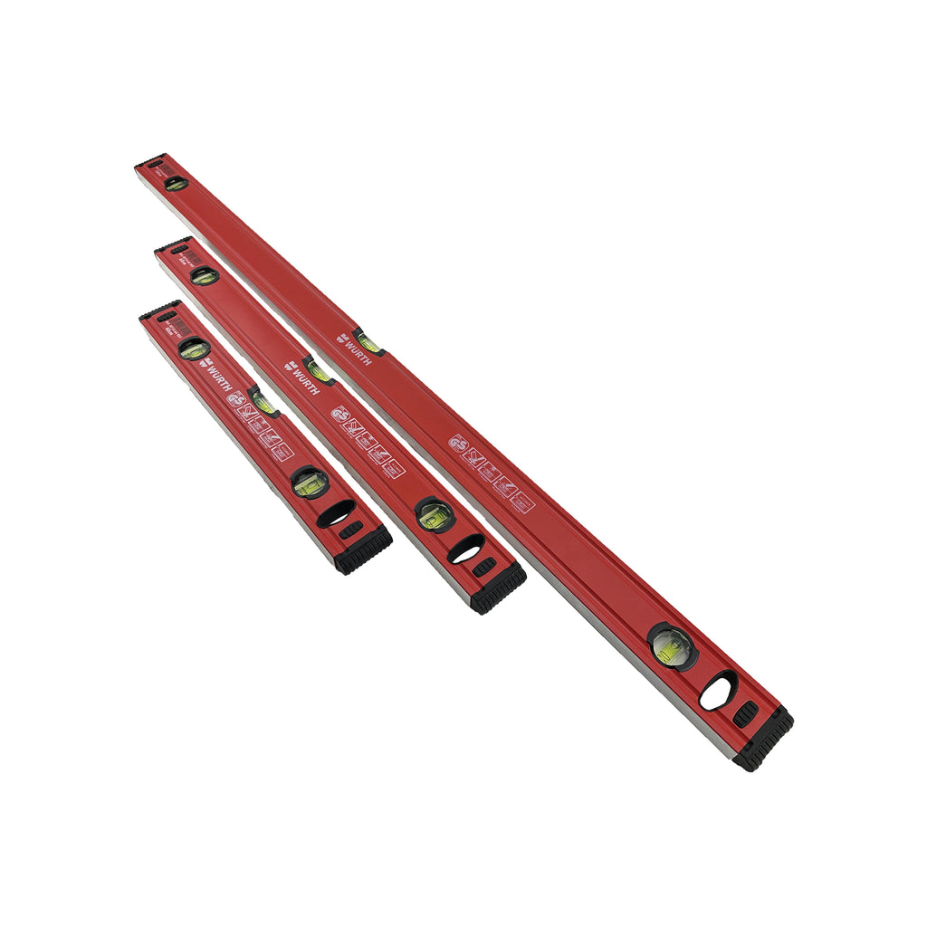 WÜRTH Vaterpas Aluminium, 3 libeller