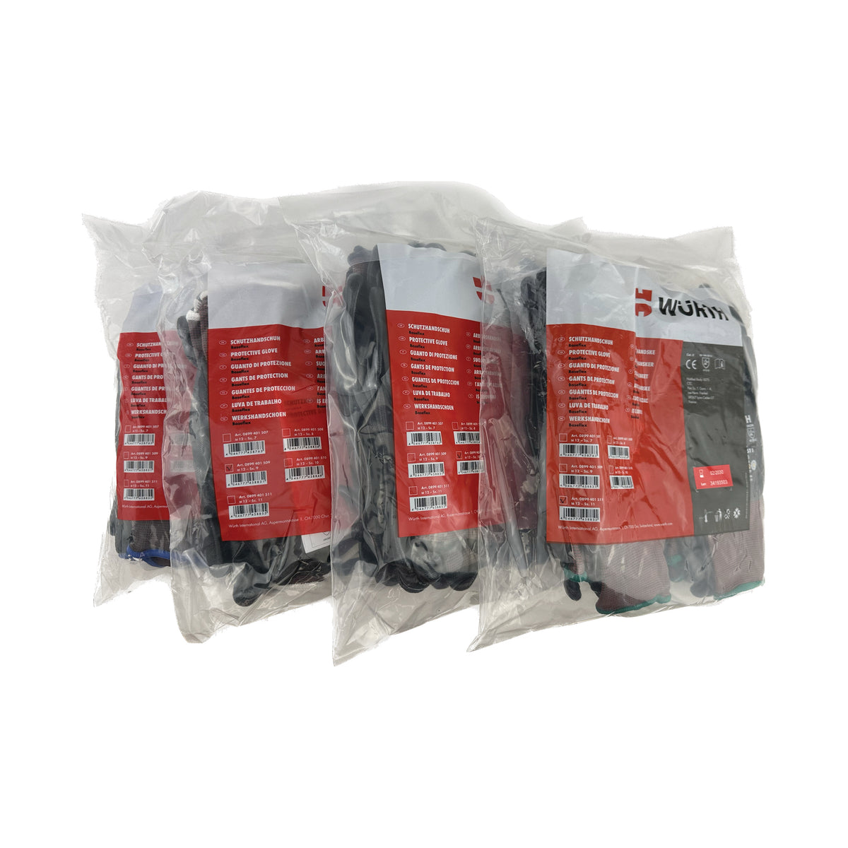WÜRTH Baseflex handsker (12-pak)