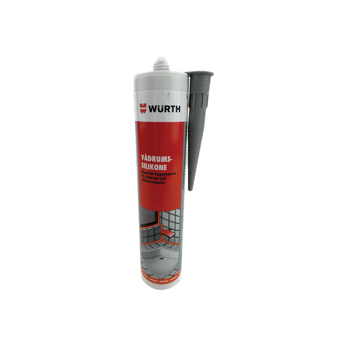 WÜRTH Vådrumssilikone 310 ml