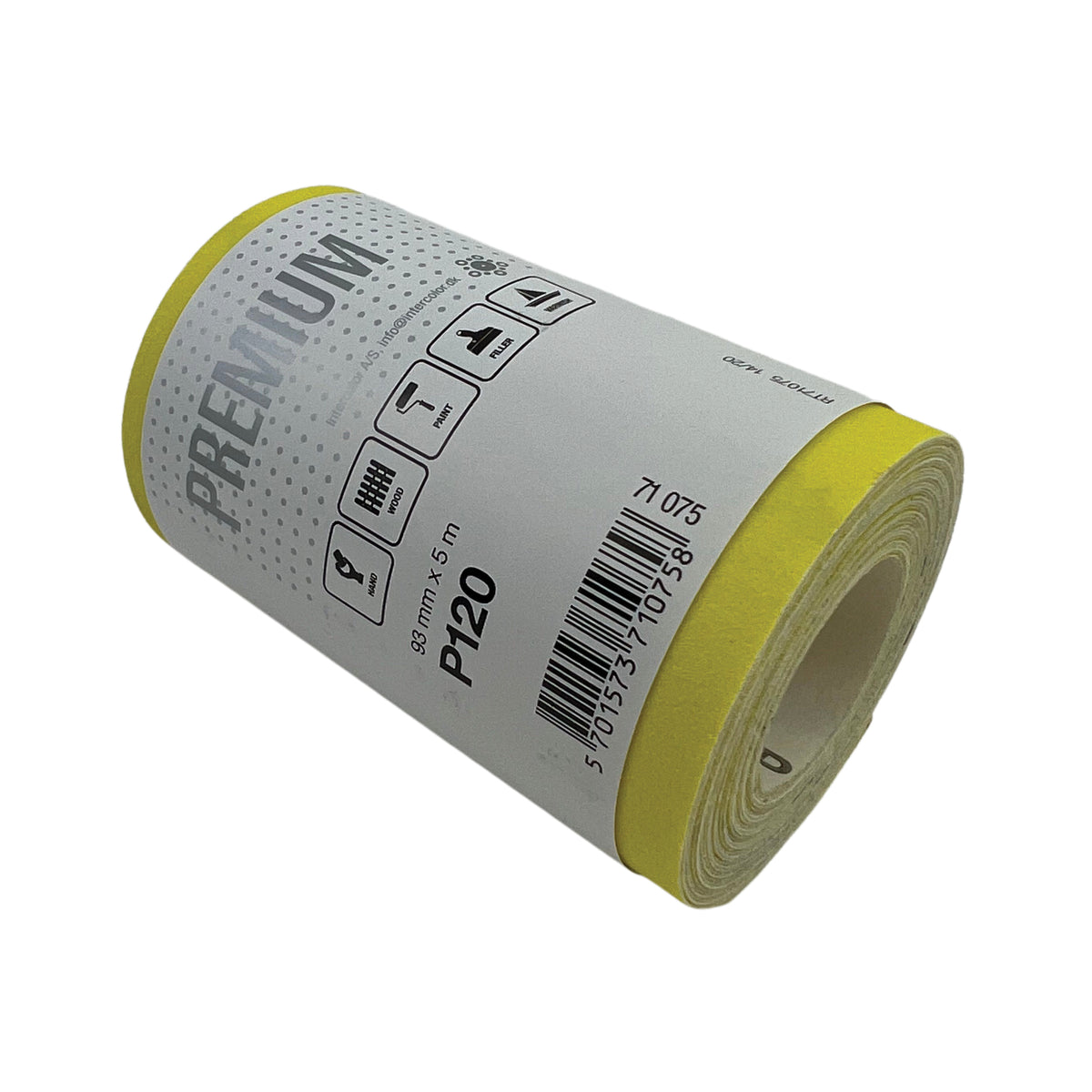 Sandpapir 93 mm x 5 m.