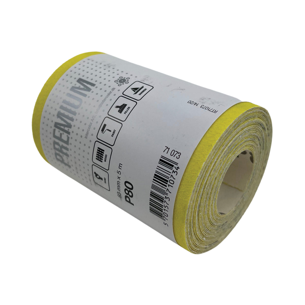 Sandpapir 93 mm x 5 m.