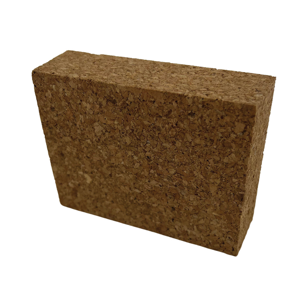 Slibeklods i kork 70 mm x 93 mm